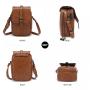 LOVEVOOK 2022 PU leather Small Retro Shoulder Phone Holder Bag with Credit Card Slots for Women Crossbody Bag Cell Phone Purse