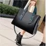 New Trendy PU Leather Women's Crossbody Handbag Fashionable Large Capacity Ladies Purses Zipper Closure Two Portable Handles