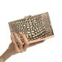 Snake Skin Pattern Metal Fashion Versatile Evening Bag
