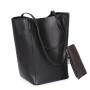 Custom Nappa Genuine Leather Bag Women Handbag 2 in 1 Set Ladies Shoulder Tote Bags Designer Women Large Capacity Hand Bags