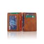 2022 New leather magic wallet card holder rfid blocking elastic band wallet magic card holder