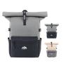 CHANGRONG Custom Waterproof leather 15.6 men laptop travel backpack with logo