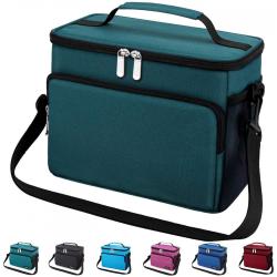 Family Travel Picnic Drink Fruit Food Fresh Thermal Insulated Women Men Cooler Bento Lunch Box Tote Bag
