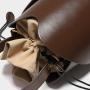 OEM ODM Chic Mini Vegan Leather Womens Bucket Bags Fashion Drawstring Crossbody Bgas Custom Logo Womens Handbags