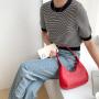 2023 Women's Bags Casual Simple Girls Women's Shoulder Bags Fashion Hand Bags Ladies Crescent Shape PU Leather Handbag