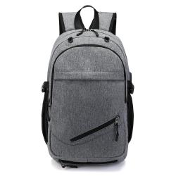 Basketball bag men's Oxford cloth backpack USB charging splash proof 15.6-inch computer student backpack