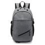 Basketball bag men's Oxford cloth backpack USB charging splash proof 15.6-inch computer student backpack