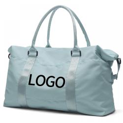 Custom Fashion Design Carry on Spend Weekend Tote Duffel Bag with Wet Pocket Gym Sports Travel Duffle Bag For Women