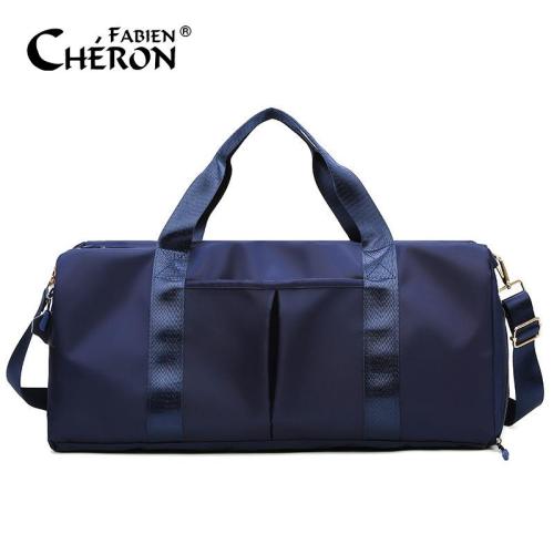 Wholesale Weekend Luggage Travel Bags High Quality Capacity Multifunctional Overnight Custom Men Blue Sport Gym Duffle Bag