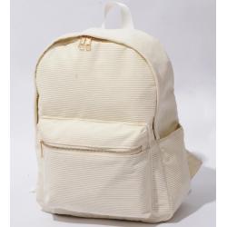 Factory Solid Color Corduroy Backpack Machine Washable Weekender Backpacks Unisex Kids Teenagers Book Bag Students School Bags