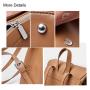 customization fashion genuine leather backpack elegant womens backpack purse leisure shoulder bags