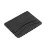 100% genuine leather credit card holder minimalist front pocket slim flat wallet for men