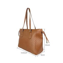Simple and elegant large capacity design Tote Bag for Women Tote Bag with embossed logo for girls