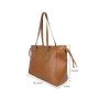 Women's Soft Faux Leather Tote Shoulder Bag Dreubea Big Capacity Tassel Handbag Tote Bag