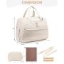 LOVEVOOK 2pcs waterproof trendy overnight shoulder crossbody handbag large carry on Weekender outdoor travel luggage duffel bags