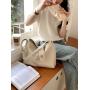 Factory Wholesale High Quality Leather Shoulder Bag Hot Black Classic Bag Lock Magnetic Buckle Ladies Shoulder Bag