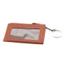 Small coin purse zip around card holder rfid coin pouch mini wallet for girl with keychain