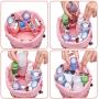 Gelory Travel Large Toiletry Organizer Waterproof Makeup Bag Lazy Makeup Bag Drawstring Cosmetic Bag