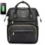 LOVEVOOK 2023 new arrival PU leather fashion retro backpack purse for women mini 12.5in 14in travel work school laptop backpacks