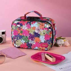 Smell Proof  Stash Box With Combination Lock Pink Custom Shoulder Bags Container Jar Storage Herb Case Carbon Lined Odor Proof