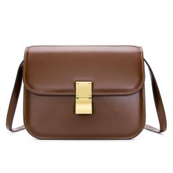 Real Leather Lady Handbag  High Quality Leather Luxury Shoulder Bag
