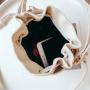 2023 new trendy hollow-out portable chic bucket bag Korean style all-match shoulder crossbody women's bag