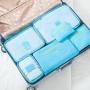 6 PCS Travel Storage Bag Set for Clothes Tidy Organizer Suitcase Pouch Travel Organizer Bag Case Shoes Packing Cube Bag