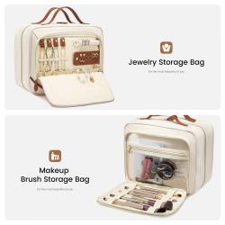 LOVEVOOK Wholesale Custom Large Capacity Makeup Storage Pouch organizer Waterproof Travel Cosmetic Cases Bags