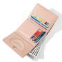 HR310 New INS Mini Personalized Cute Animal Decoration Leather Wallet Version Women's Cross Border Short Three Fold Wallet Purse
