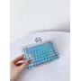 Wholesale Luxury handbag purse acrylic ladies transparent women's clutch evening bags purse crossbody clear bag