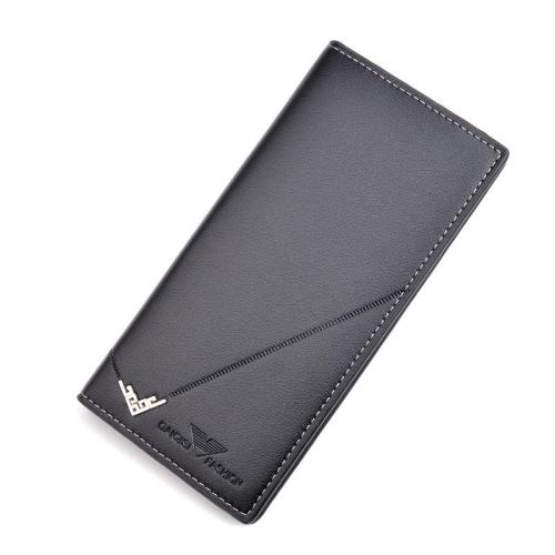OEM820 Long Slim Wallets Card Holder Business 3 Fold Multi Card Men's Wallet PU Leather Coin Purse ID Credit Card Holder