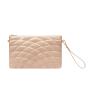 Wholesale Custom Lightweight Simple Quilted Pu Bag And Wallet Wristlet Wallet Pouch Purse for women