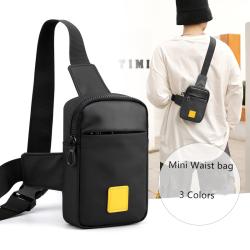 Gelory Custom Printed Logo Shoulder Messenger Mobile Phone Bag Small Waist Bag Chest Bag For Men Fanny Pack