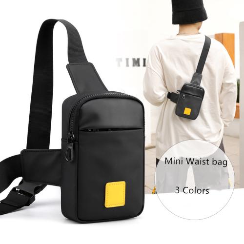 Gelory Custom Printed Logo Shoulder Messenger Mobile Phone Bag Small Waist Bag Chest Bag For Men Fanny Pack