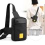 Gelory Custom Printed Logo Shoulder Messenger Mobile Phone Bag Small Waist Bag Chest Bag For Men Fanny Pack