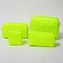 Keymay 24 Colors High Quality Nylon Pouch Travel Cosmetic Bag S M L XL Zipper Pouch Nylon Make Up Bags