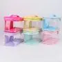 Wholesale Portable Handle Waterproof Transparent Open Top Makeup Cosmetic Organizer Clear Toiletry Bags Large Travel Bag