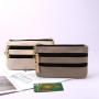 Luxury Emboss Portable Leather Zipper Money Bag High End Soft Pu Leather Coin Purse