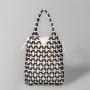 Fashionable Design Handwoven Hollow Wooden Bead Handbag