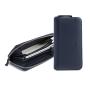 Women's RFID Blocking Leather Zip Around Wallet Large Clutch Travel Purse