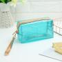 Laser PVC Travel Toiletry Women's Cosmetic Bag Factory Custom Multifunctional waterproof large capacity travel storage bag