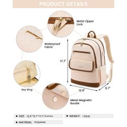 LOVEVOOK wholesale waterproof casual daypack for university anti-theft office school computer bag women's travel laptop backpack