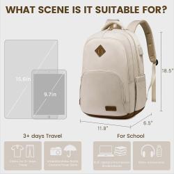 LOVEVOOK high quality College travel work cute backpack waterproof office computer school Smart laptop Backpack with usb port