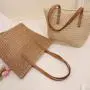 KBW484 Single Shoulder Straw Bag New Summer Woven Women's Bags Travel Beach Bag