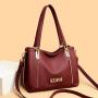 Fashion Women's Large Capacity Shoulder Bags 2024 New Women's Designer Vintage Handbags High Quality Soft Leather Crossbody Bags