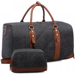 2022 LOVEVOOK factory wholesale canvas large men travel bags with With Shoe Compartment and Toiletry weekender  duffle bags