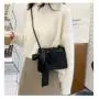 ZR262 Lingge Chain Women's Bag New Fashion Embroidery Straddle Bag Westernized One Shoulder Underarm Bag
