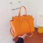 2024 new Korean version of large-capacity texture crossbody women's bags net red female niche bags pure color simple casual hand