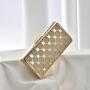 New arrival chain crossbody wholesale retro alloy clutch bag lady banquet bag handbag women's evening dress bag