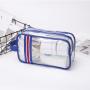 Gelory Women Clear Makeup Organizer Pouches Travel Toiletry Tote Bags Transparent PVC Girl Cosmetic Bag